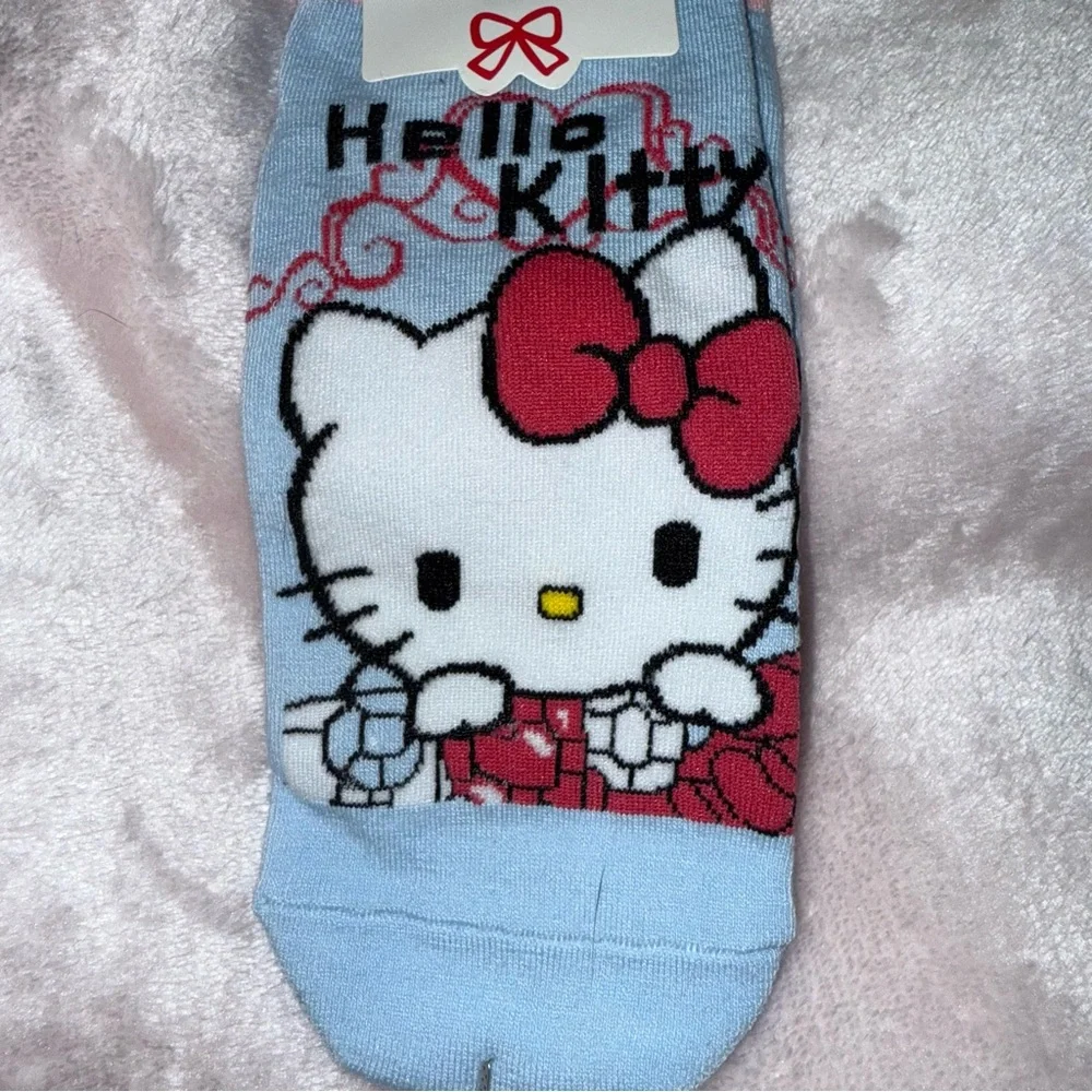 ✨✨5/$10✨✨ Hello Kitty Womens Girls One Pair Set Socks Cute Gift Size 35-41 New